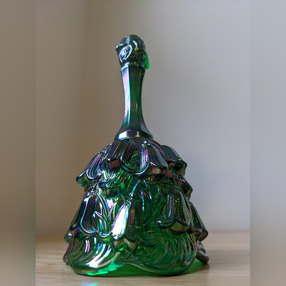 COPY - Fenton Lily of the Valley Bell Opalescent Carnival Glass